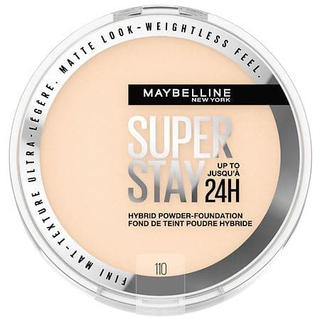 Maybelline Super Stay Matte 24HR Hybrid Pressed Powder Foundation - 110 - 0.21 oz — image 1