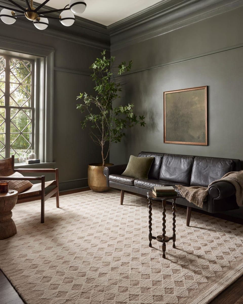 Loloi Magnolia Home by Joanna Gaines Rae Collection RAE-04 Natural/Ivory 2'-3" x 3'-9" Accent Rug — image 1