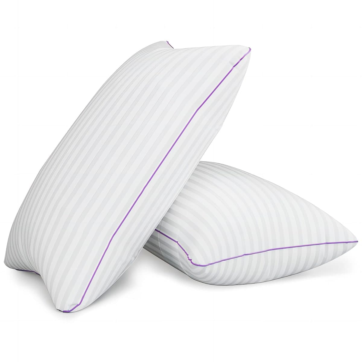 Bed Pillows King Size Set of 2,side sleeper pillow,Down Alternative Fill — image 1