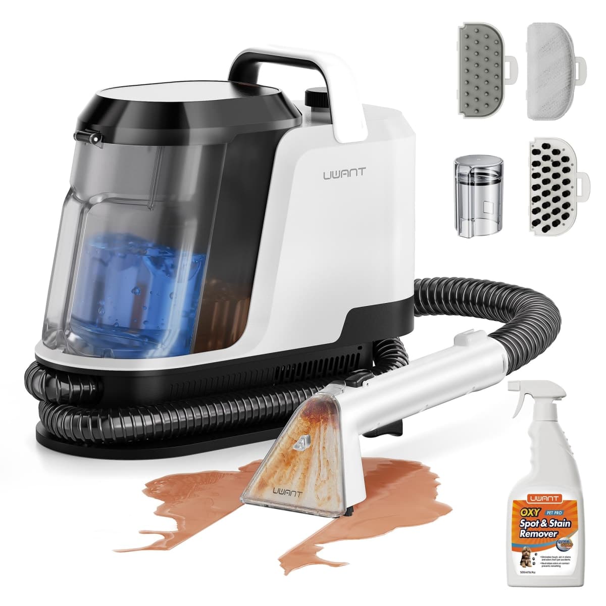 Uwant 18Kpa Upholstery Cleaner Machine with Pet Pro Cleaner&Tools Set of 1 — image 1