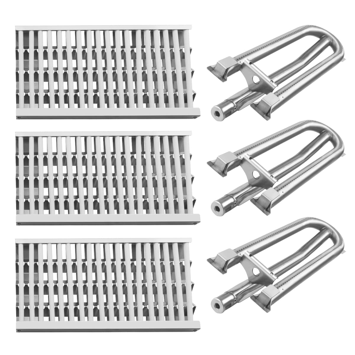 Terefour Grill Parts Replacement for DCS Grill Parts 27DBQR, BGA36-BQARL/BQARN, BGA48-BQARL/BQARN, Ceramic Rod Complete Radiant Tray BBQ Gas Grill for DCS Grill Parts, Grill Heat Plates Shield — image 1