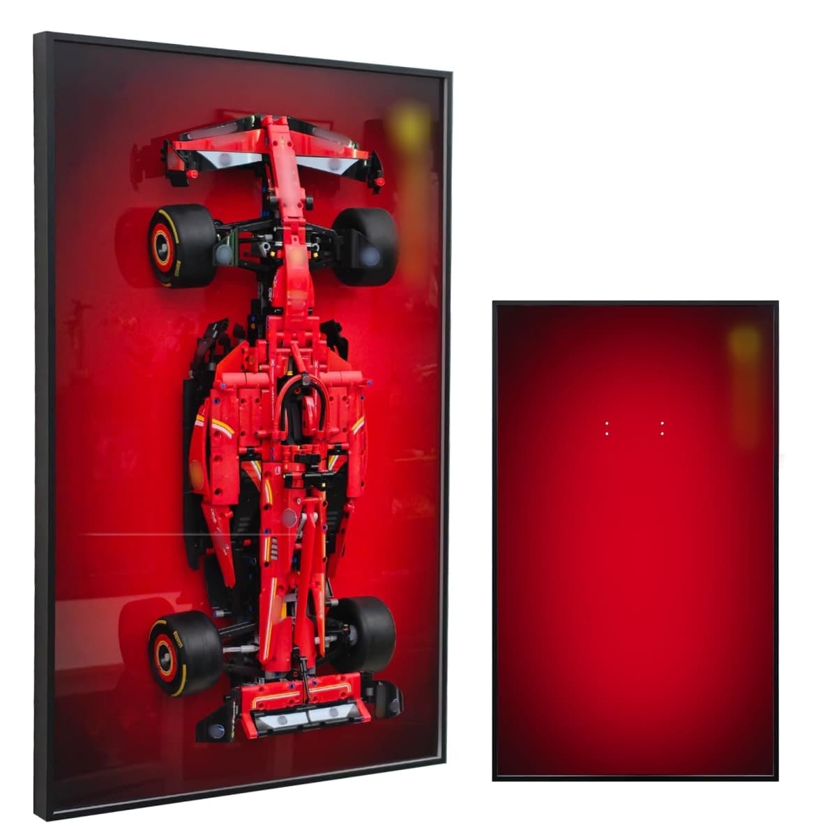 WETCEAOM Display Wallboard Compatible with Lego Technic SF-24 Model Car 42207, Wall Display Frame Compatible with Lego Car Wall Mount Lovers, Only Wall Frame(19.7x31.5in) — image 1