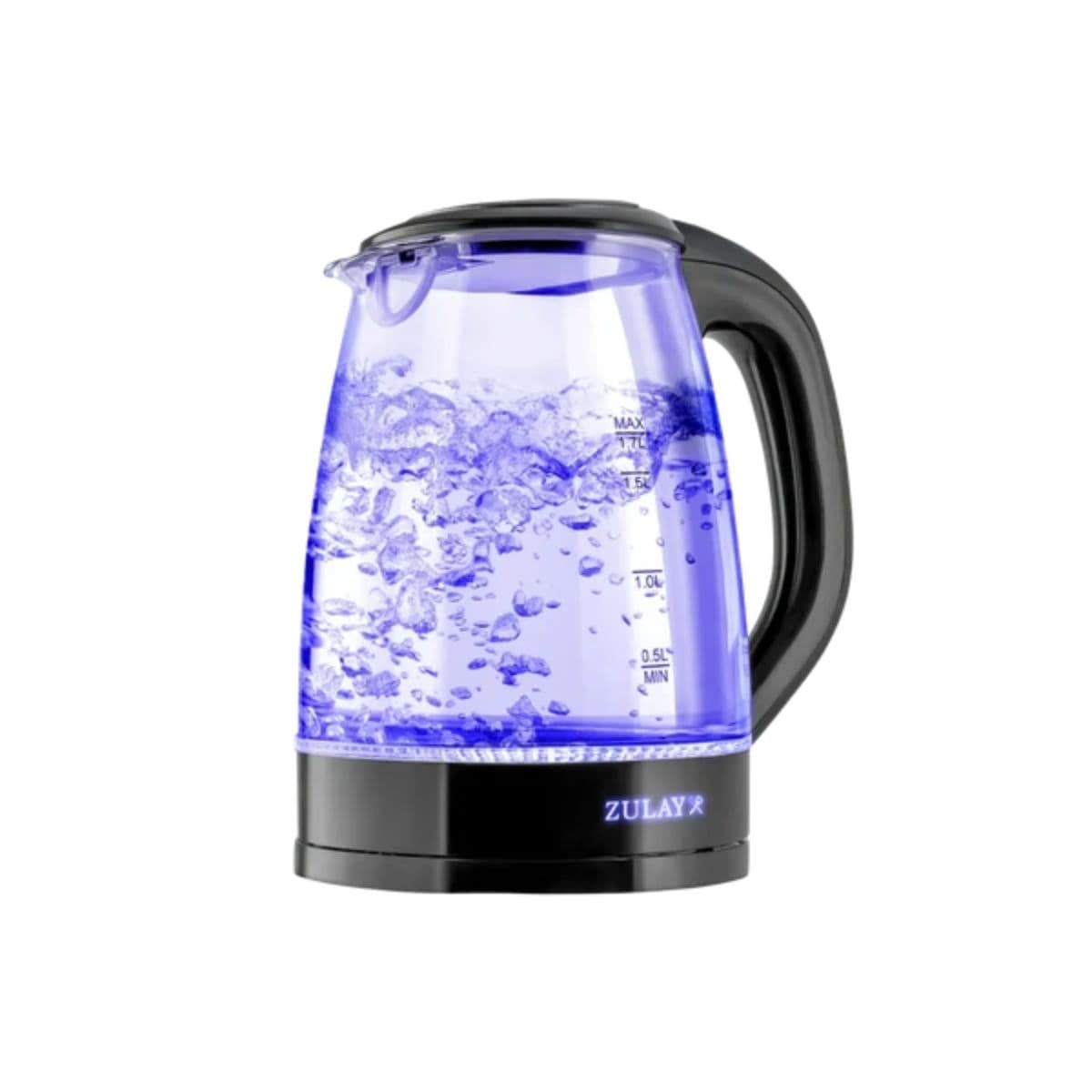 zulay kitchen premium electric glass kettle 1.7L