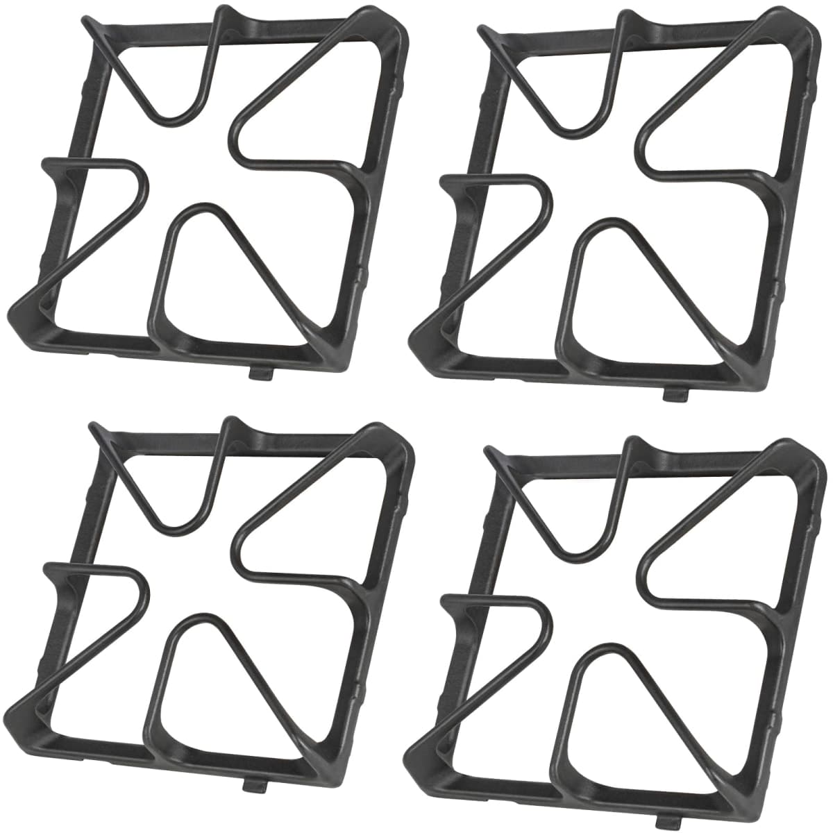 Upgraded WB31K10034 Stove Burner Replacement for GE Gas Range Oven StoveTop Surface Grate JGBP29MEM1BS, WB31K10065,Cast Iron Stove Grate Rack for General Electric Stove Accessories 4Pcs