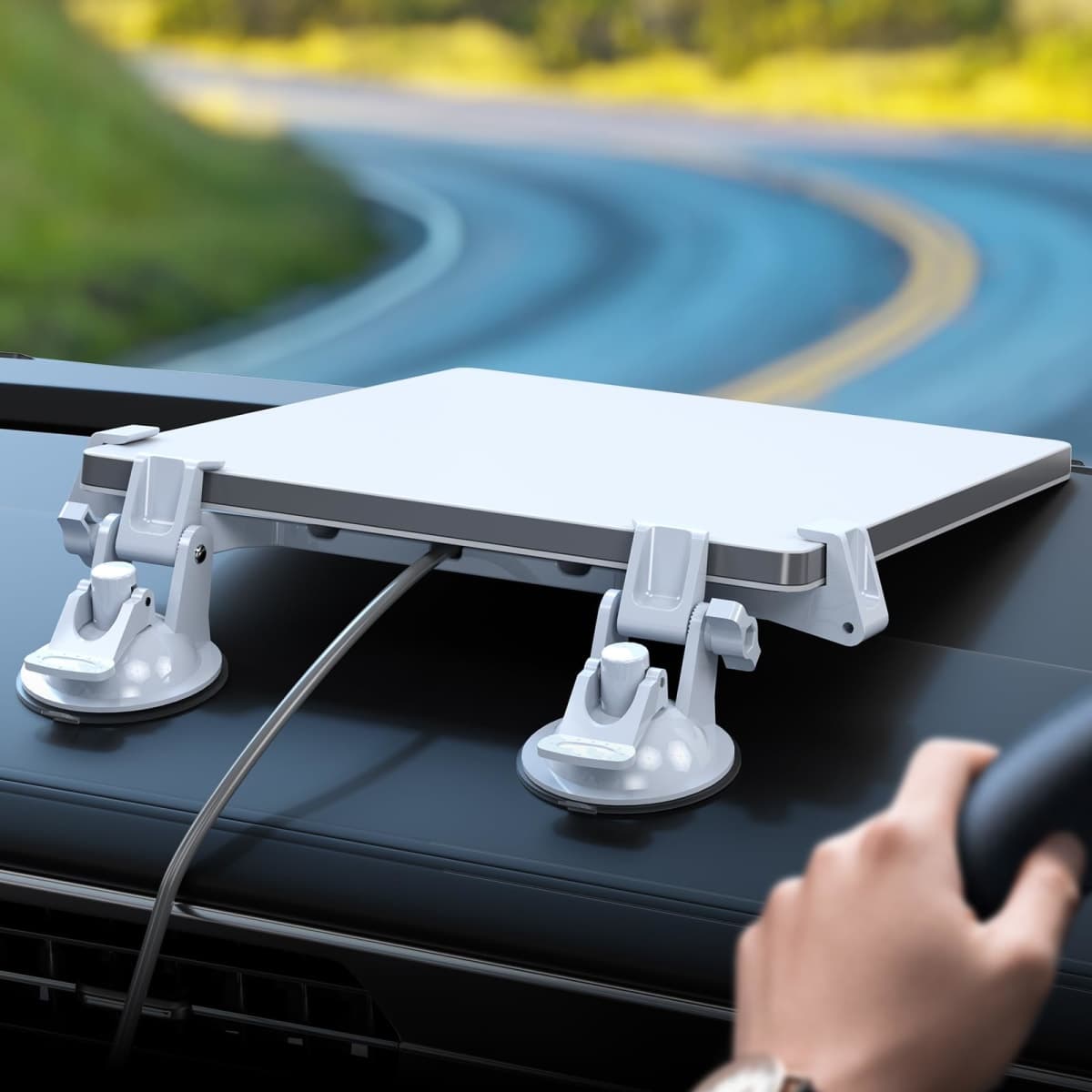 for Starlink Mini Car Mount for Dashboard, Star-Link Mini Suction Cup Mount — image 1
