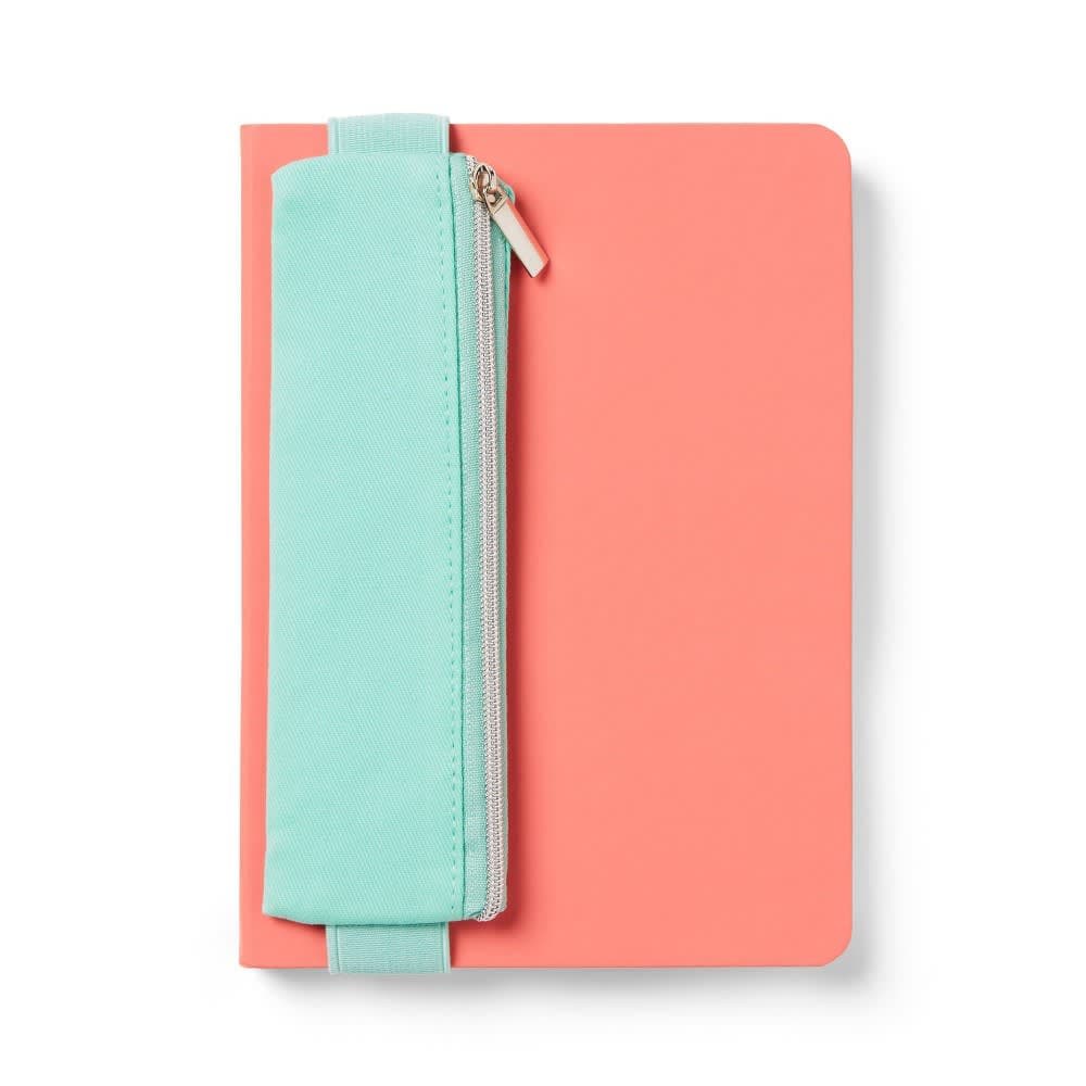 College Ruled Journal with Pouch Coral - up&up™ — image 1