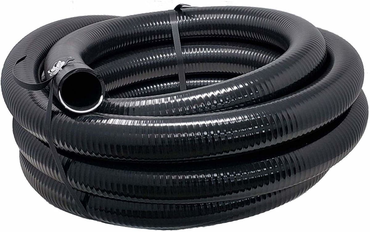 Sealproof Flexible PVC Pipe 2 Inch Dia Hose 50 FT Length, Black Tubing, Schedule 40, Premium Quality Made in USA — image 1