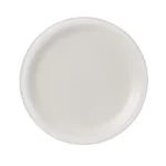 Set of four light gray 6-inch appetizer plates, perfect for serving snacks or appetizers.