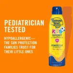 Banana Boat Ultra Sport Sunscreen Spray SPF 50+, new formula, 170g, white and orange bottle.