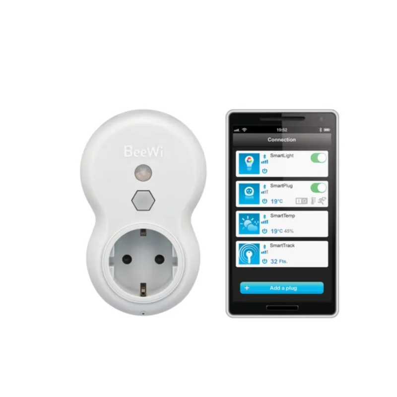 BeeWi Smart Plug - White - Control your home appliances remotely from your smartphone.