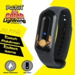 Brook Pocket Auto Catch Lightning device for Pokemon Go. Auto spins, catches, and collects items. Black wristband design.