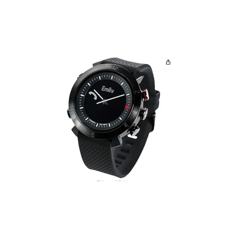 COGITO Classic Smart Bluetooth Watch in Black Onyx. Sleek design, smart features, long battery life.