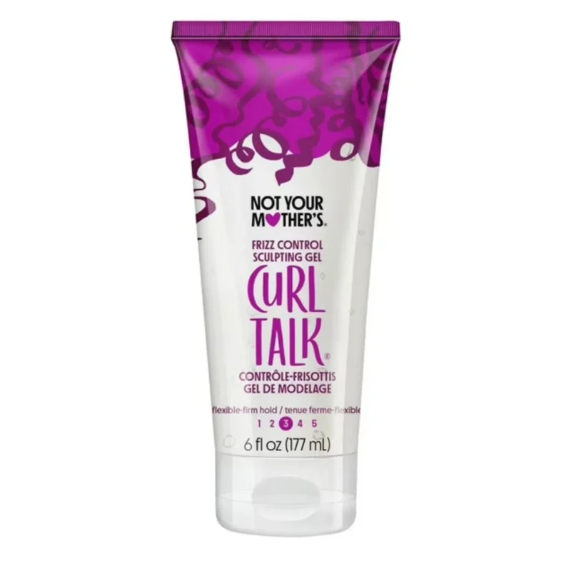 Not Your Mother's Curl Talk Frizz Control Sculpting Gel, clear, for defined curls.