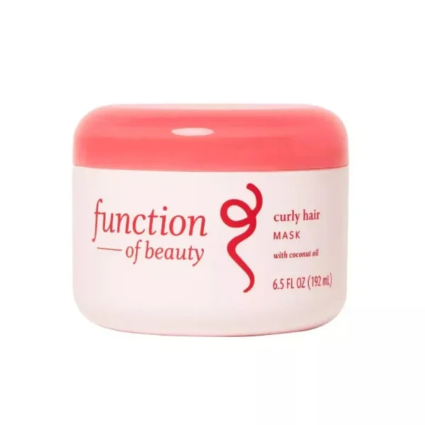 Function of Beauty Curly Hair Mask with Coconut Oil, 6.5 fl oz, for luscious, healthy curls.