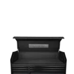 Husky Heavy-Duty 52" Matte Black 15-Drawer Tool Chest and Cabinet Combo