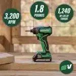 Metabo HPT 18V Cordless Brushless Impact Driver, compact design, lifetime warranty, available at Promote Local in Toronto, Oakville and Mississauga.
