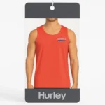 Two Hurley men's XXL cotton blend tank tops, perfect for summer or layering.