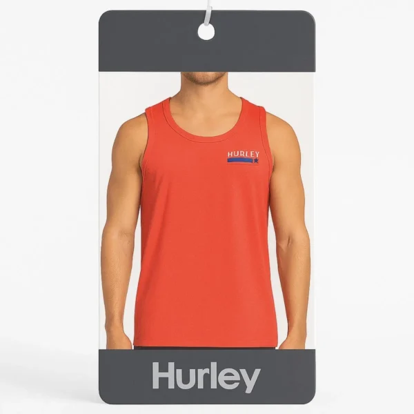 Two Hurley men's XXL cotton blend tank tops, perfect for summer or layering.
