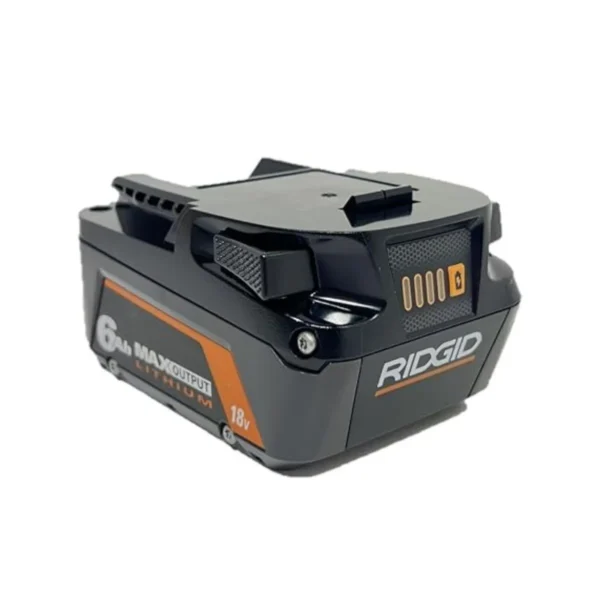 CRAFTSMAN 18V 6.0Ah Red/Black battery with LED indicator. Get unmatched power for your cordless tools.