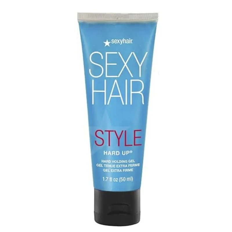 SexyHair Style Hard Up Gel: Extreme hold, non-flaking formula for all hair types. Get salon-quality style at home.