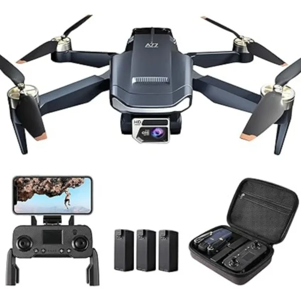 Drone Brand Super Enduring Brushless Motor Drone, black, foldable, 4K camera, GTA local delivery