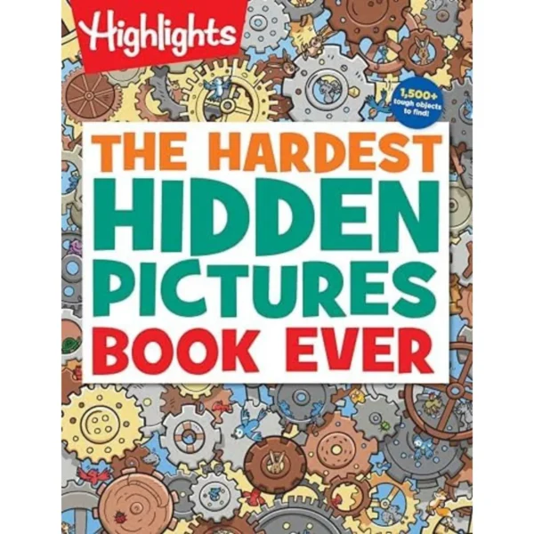 The Hardest Hidden Pictures Book Ever! Over 1500 hidden objects to find. Perfect for all ages.