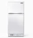 Unique Appliances 6 cu ft white propane refrigerator with adjustable shelves, perfect for cottages and off-grid living.