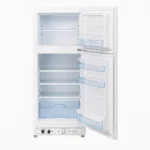 Unique Appliances 6 cu ft white propane refrigerator with adjustable shelves, perfect for cottages and off-grid living.