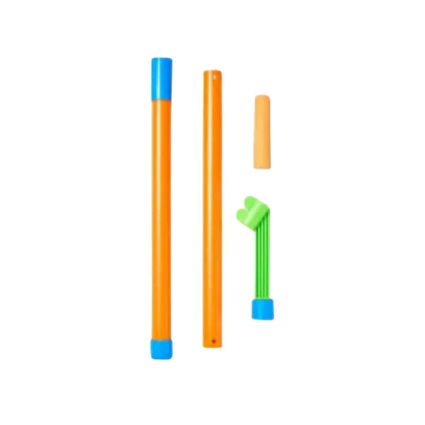 Three colorful Sun Squad sidewalk chalk holders ready for outdoor fun. Perfect for kids' art!