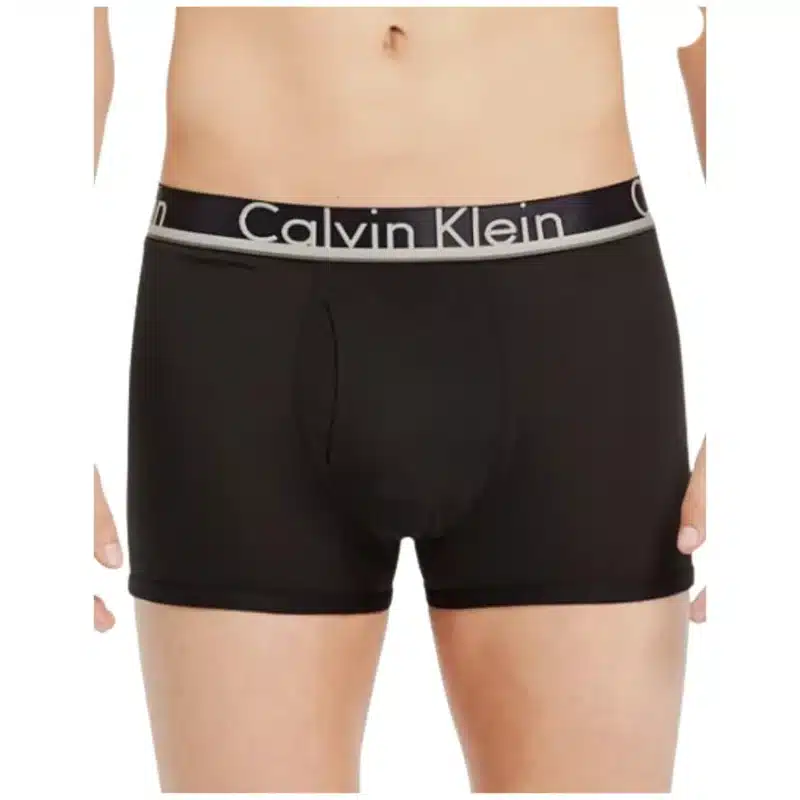 Calvin Klein Comfort Multipack Trunks flat lay set Calvin Klein Comfort Multipack Trunks waistband detail Calvin Klein Comfort Multipack Trunks front and back view Calvin Klein Comfort Multipack Trunks close-up stitching Calvin Klein Comfort Multipack Trunks packaging display