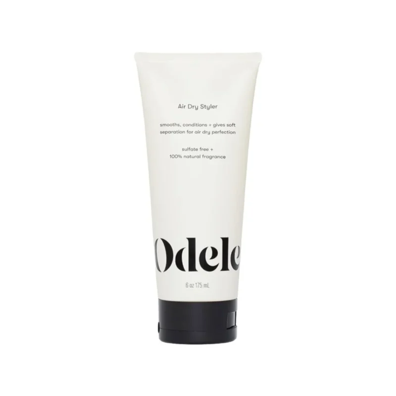Odele Air Dry Styling Gel for frizz-free, defined hair. Works on straight, wavy & curly hair.