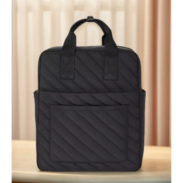 Cognac, Black & Cream Universal Thread convertible backpack; shoulder, crossbody & backpack styles.