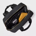 Cognac, Black & Cream Universal Thread convertible backpack; shoulder, crossbody & backpack styles.