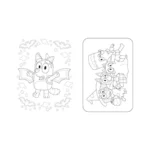 Bluey and Bingo enjoy a spooky Halloween adventure in this fun coloring book.