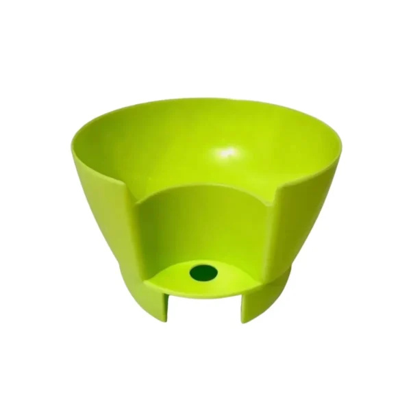 Bright green Bullseye's Playground lunchbox, perfect for kids' snacks. Durable and fun!