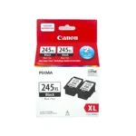 Canon PG-245XL HIGH Yield Twin Ink Cartridge Value Pack, Black, 2-Pack