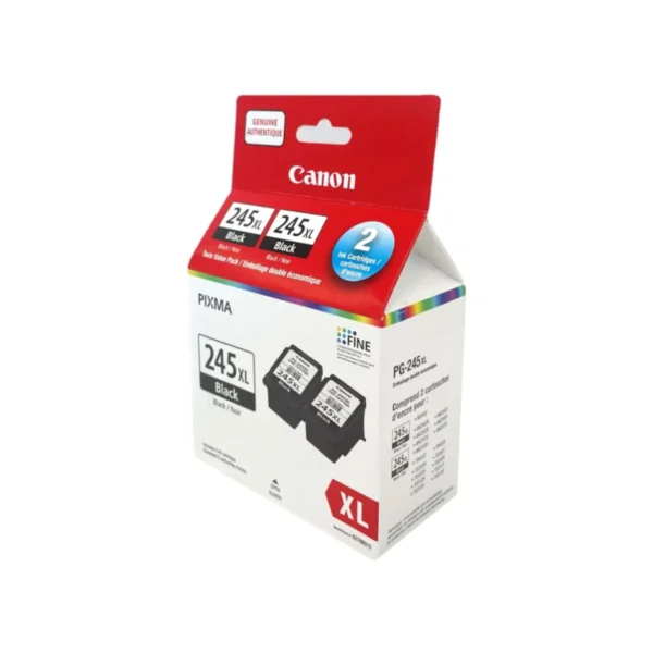 Canon PG-245XL HIGH Yield Twin Ink Cartridge Value Pack, Black, 2-Pack