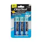 3-pack of ChapStick Cool Mint SPF 15 lip balm with aloe vera and vitamin E.