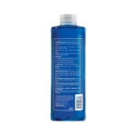Clorox Pool & Spa Super Water Clarifier 32 oz bottle, blue label, crystal clear pool water background