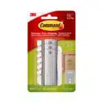 Command Large Universal Frame Hangers, 3 hangers with strips, damage-free wall hanging.
