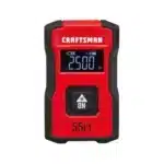 Craftsman CMHT77721 Pocket Laser Distance Measurer, Red/Black, 55ft range, USB rechargeable.