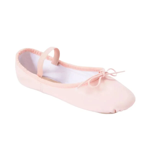 Pink Danskin kids' ballet slippers, size US9, perfect for dance class in Oakville, Mississauga, or Toronto.