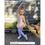 Pink Danskin kids' ballet slippers, size US9, perfect for dance class in Oakville, Mississauga, or Toronto.