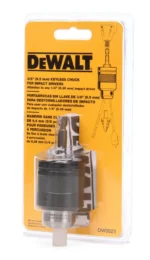 DEWALT 3/8" Keyless Chuck - Black and Yellow - Durable, all-metal construction for easy, one-handed bit changes.