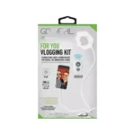 DigiPower Go Viral Vlogging Kit with ring light, perfect for live streaming and YouTube videos.