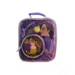 Purple Disney Wish lunch box with gold accents. Perfect for school!