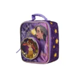 Purple Disney Wish lunch box with gold accents. Perfect for school!