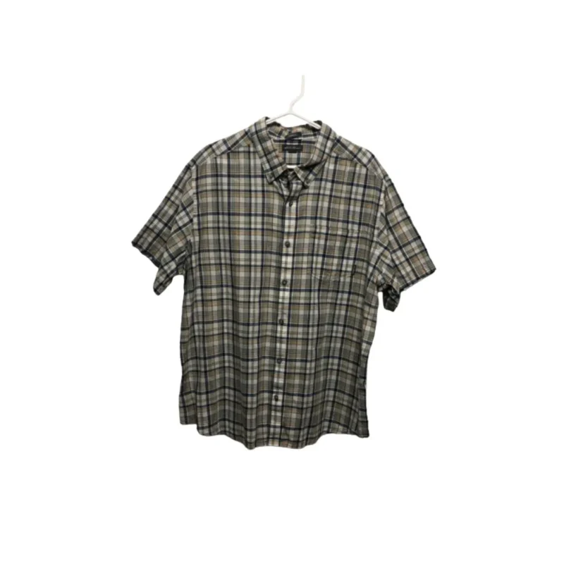 Eddie Bauer Short-Sleeve Plaid Shirt XXL