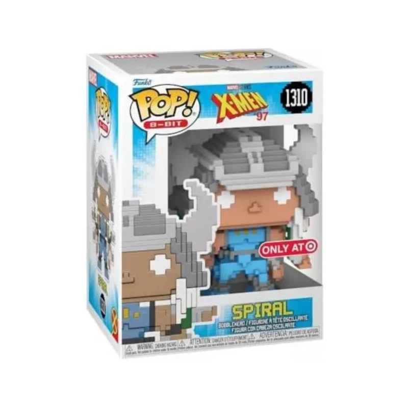 Funko Pop! 8-Bit X-Men 1310 collectible figure, vibrant multicolor design.