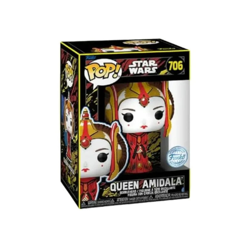 Funko Pop! Star Wars Queen Amidala (Retro) 25th Anniversary Bobblehead